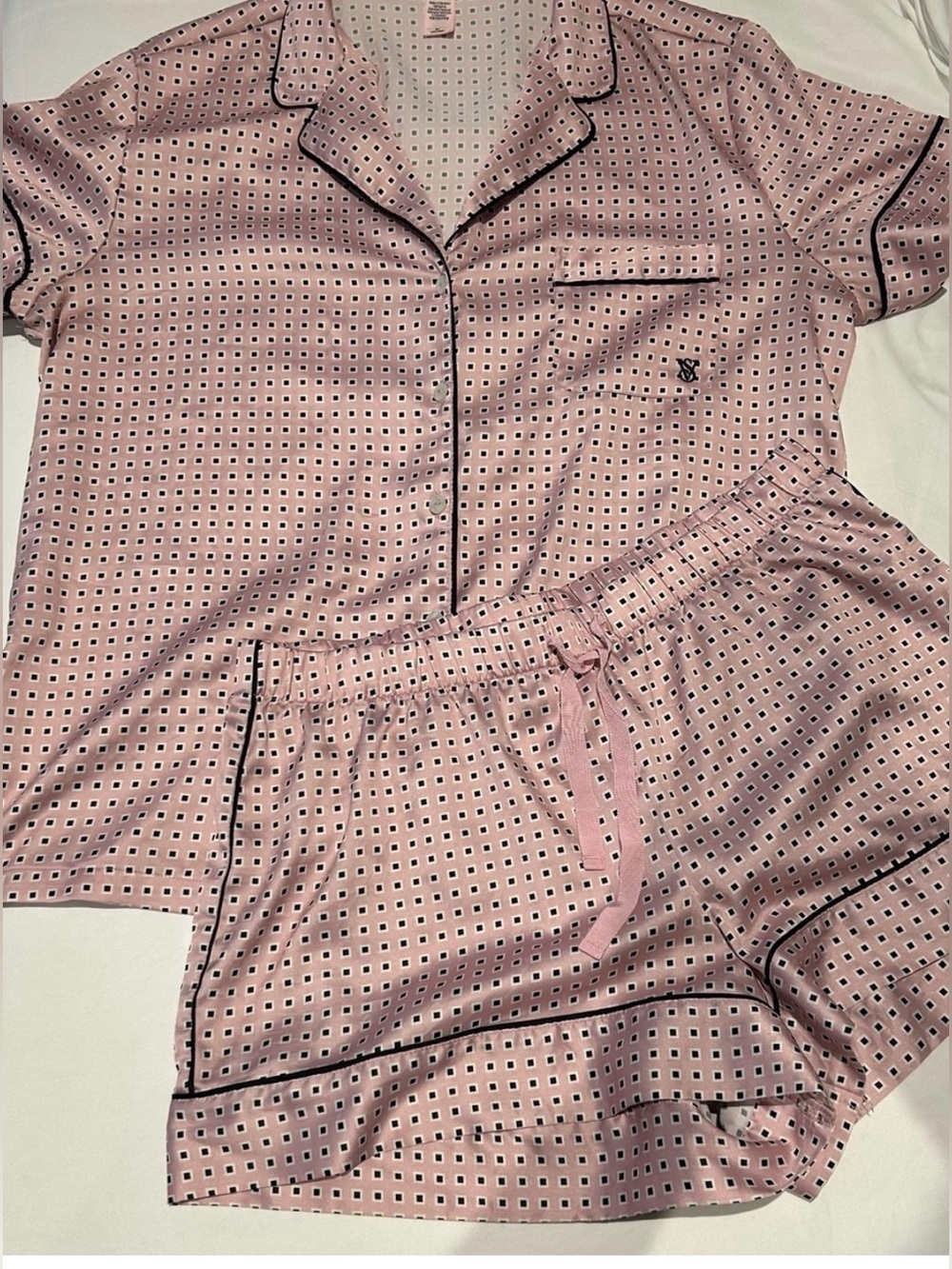 Victoria’s Secret Silk Pajama Set Medium